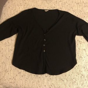 Sky & Sparrow Waffle Knit Long Sleeve